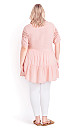 Samara Tiered Blush Tunic