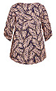 Sandy Pintuck Shirt - violet palm