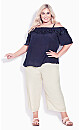 Plus Size Guacho Pant - Cream