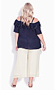 Plus Size Guacho Pant - Cream