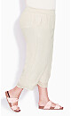 Plus Size Guacho Pant - Cream