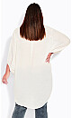 Plus Size Renata Longline Natural Shirt 