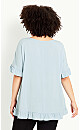 Rivka Frill Top - powder blue