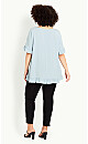 Rivka Frill Top - powder blue