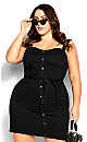 Plus Size Luna Dress - black