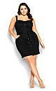 Plus Size Luna Dress - black