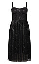 Aurora Black Sequin Maxi Dress