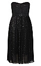 Aurora Black Sequin Maxi Dress