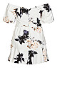 Aria Cream Floral Dress