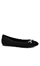 Canvas Ballet Flats- Black