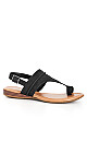 WIDE FIT Evelyn Sandal - black