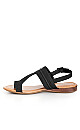 WIDE FIT Evelyn Sandal - black