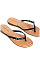 Plus Size WIDE FIT Simple Strap Slide - black