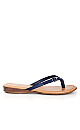 Plus Size WIDE FIT Simple Strap Slide - navy