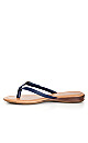 Plus Size WIDE FIT Simple Strap Slide - navy