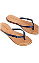 Plus Size WIDE FIT Simple Strap Slide - navy