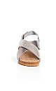 Plus Size WIDE FIT Brielle Bling Wedge - silver