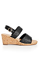 Black Milly Wedge Shoe