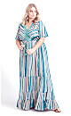 Cadence Maxi Dress - gelato stripe