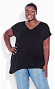 Plus Size Tenille Top - black