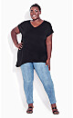 Plus Size Tenille Top - black