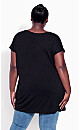 Plus Size Tenille Top - black