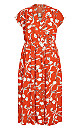 Havana Maxi Dress - orange floral