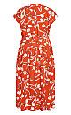 Havana Maxi Dress - orange floral