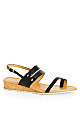 WIDE FIT Trixie Sandal - black