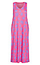 Plus Size Maxi Print Sleeveless