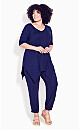 Ronalda Relaxed Navy Pant