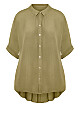 Island Breeze Olive Textured Tunic