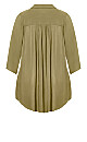 Island Breeze Olive Textured Tunic