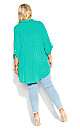 Island Breeze Turquoise Textured Tunic