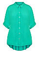 Island Breeze Turquoise Textured Tunic