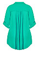 Island Breeze Turquoise Textured Tunic