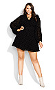 Plus Size Piper Dress - black