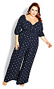 Luna Jumpsuit - navy spot