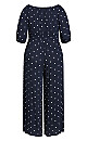 Luna Jumpsuit - navy spot