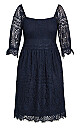 Giselle Dress - navy