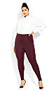 Gabriella Pant - oxblood