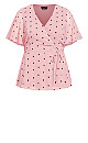 Eloise Top - pink polka dot