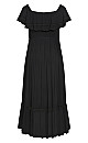 Plus Size Clementine Maxi Dress - black