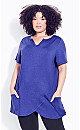 Plus Size Tunic Taj X Hem