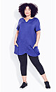 Plus Size Tunic Taj X Hem