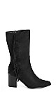 Tassel Mid Boot - black