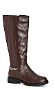 Serene Knee Boot - brown