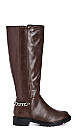 Serene Knee Boot - brown