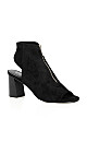 WIDE FIT Zip Zara Heel - black