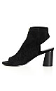 WIDE FIT Zip Zara Heel - black